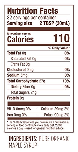 Atlas Maple Organic Maple Syrup, 100% Pure Grade A, Amber Color, Rich Taste, All Natural, Easy Pour Jug, 32 Fl Oz, 1 Qt