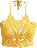Women's Summer Crochet Bralette Bralet Bra Bustier Crop Tops Tank