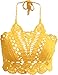 Women's Summer Crochet Bralette Bralet Bra Bustier Crop Tops Tank