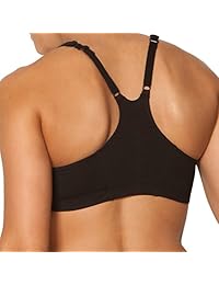 Fruit of the Loom Sujetador ajustable con espalda fruncida y espalda cruzada para dama (paquete de 3)