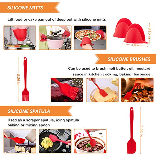YIHONG 20 Pieces Pressure Cooker Accessories Set Compatible with Instant Pot 6 8 Qt - 2 Steamer Baskets- Non-stick Springform Pan - Stackable Egg Rack - Silicone Egg Bites Mold- with Free Ebook Recipe - Thumbnail 4