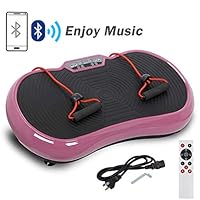 HomGarden Vibration Platform Fitness Vibration Plates Workout Massage Machine, Full Body Crazy Fit Exercise Equipment for Weight Loss w/Bluetooth