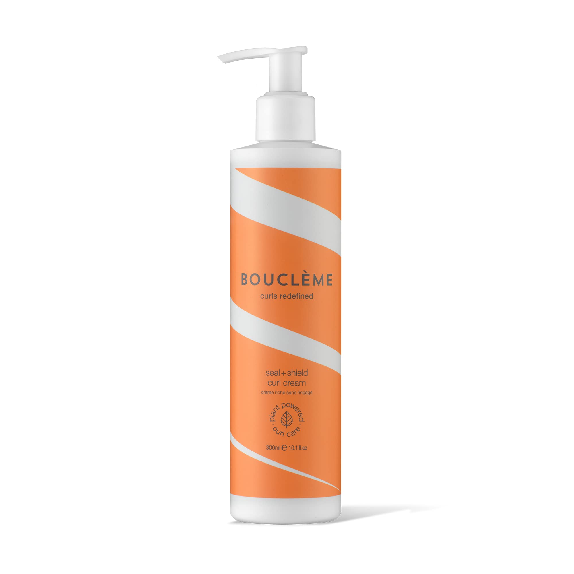 Bouclème Seal + Shield Curl Cream - Lightweight Curl Cream to Protect Against Humidity - 96.98% Naturally Derived Ingredients and Vegan - 300ml, White