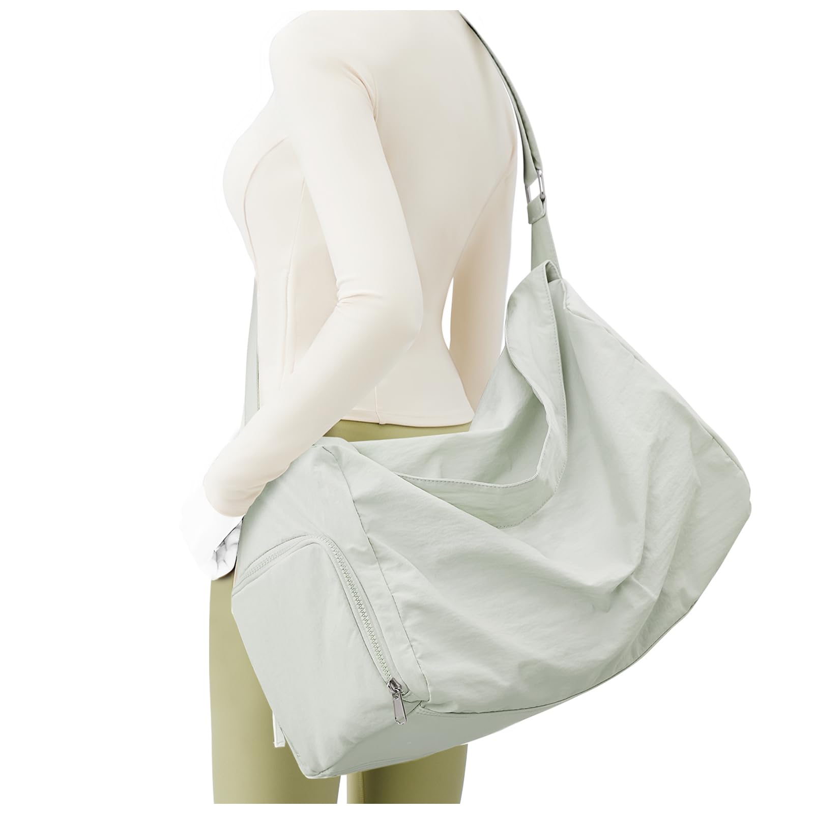 Small Gym Bag with Shoe Compartment, Workout Sport