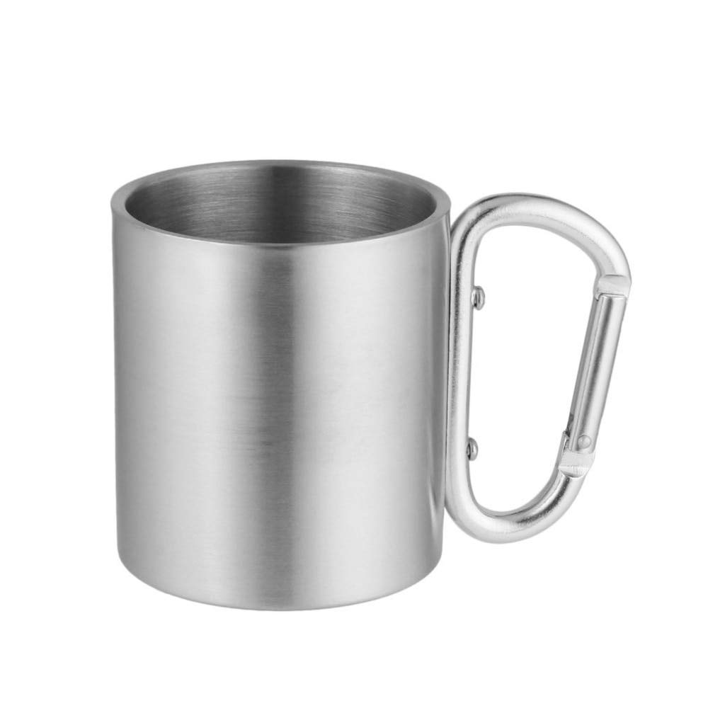 Buy Bigworld Coffee Mugs Thickened Stainless Steel Coffee Mugs Tea Cups Big Travel Mug Camping Mug Coffee Cup With Cup Sleeve Lid Straw 450ml White Coffee Online At Low Prices In India