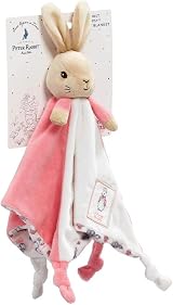 Rainbow Designs Beatrix Potter Flopsy Bunny Comfort Blanket Teddy Top view 2