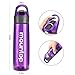 mountop Sports Water Bottle with Straw for Women, Non-Toxic BPA Free & Eco-Friendly Button Start Direct-Drinking Bottle Perfect for Gym, Yoga, Running, Outdoors, Hiking and Camping 700ml / 24oz