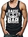Raise The Bar - Gym Workout Weightlifting Men's Tank Top T-shirt
