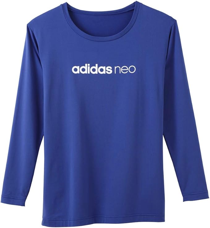 Amazon アディダス ネオ Tシャツ ロゴ ロング クルーネック Asw110a メンズ インナーシャツ 通販
