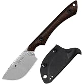 JEABROTHER 2.51 inch DC53 blade fixed knife, outdoor hunting, hiking, survival camping knife (Type B)