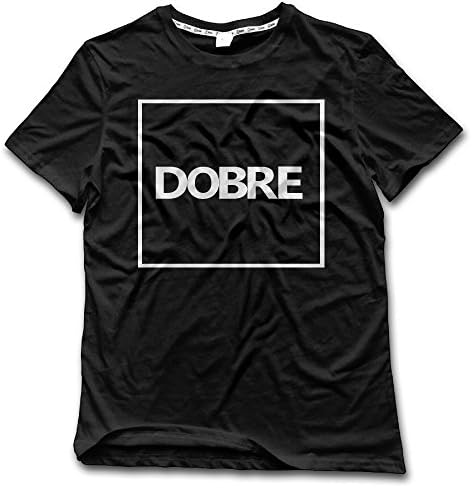 Maxwell Green Positive Dobre Idol Tee Crew Neck Black T Shirt for Men L