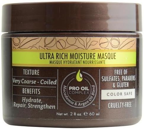 Macadamia Hair Ultra Rich Moisture Masque - 2 oz by Macadamia Hair