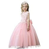 LOLANTA Girls Pageant Dresses Kids Gowns for Girls Ball Gown Dress Flower Girls Dresses for Wedding Occasion Wear
