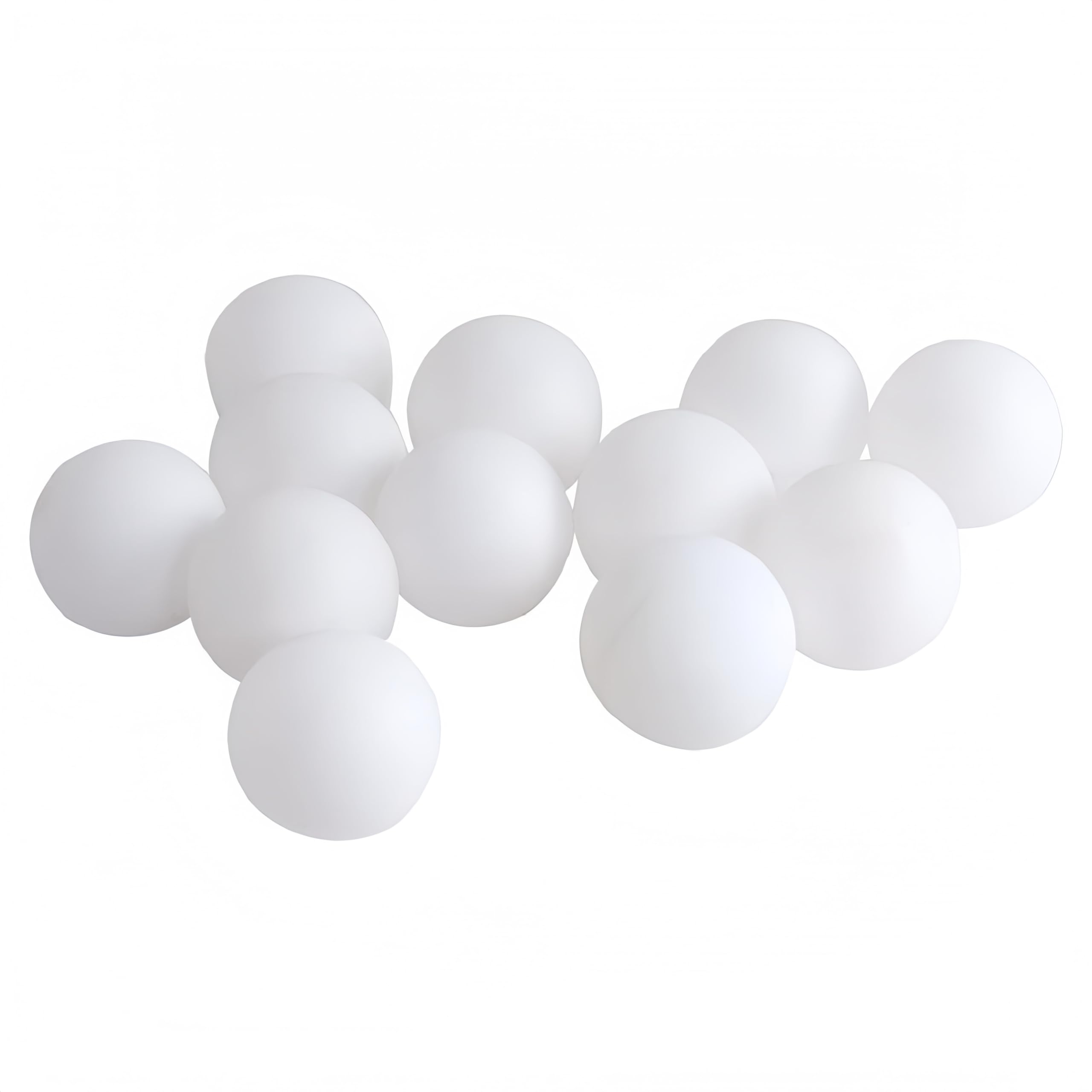 BigTree 100 Pack Table Tennis Balls Ping Pong Balls Bulk 40mm Ideal for Games Adults & Children Not suitable for professional athletes, Practice, Competition (White)