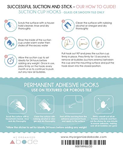 5 Bath+Toy+Organizer+Suction+Adhesive