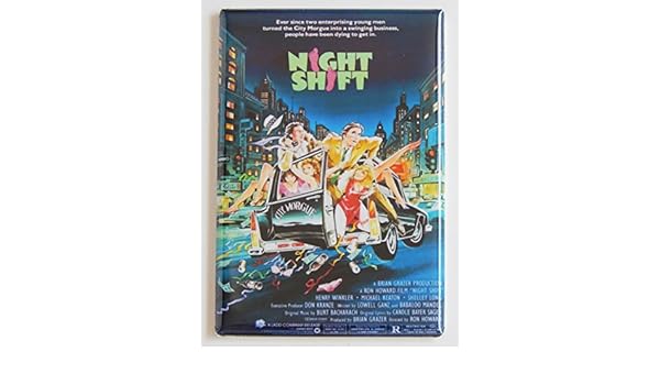 Turno de noche Póster de película imán para nevera (2 x 7,62 cm ...