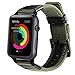 Maxjoy Compatible with Apple Watch Band, 38mm 40mm 41mm 42mm Nylon Strap Replacement Bands with Clasp Compatible with Apple iWatch SE Ultra 2 1 Series 10 9 8 7 6 5 4 3 2 1 Sport & Edition, Army Green