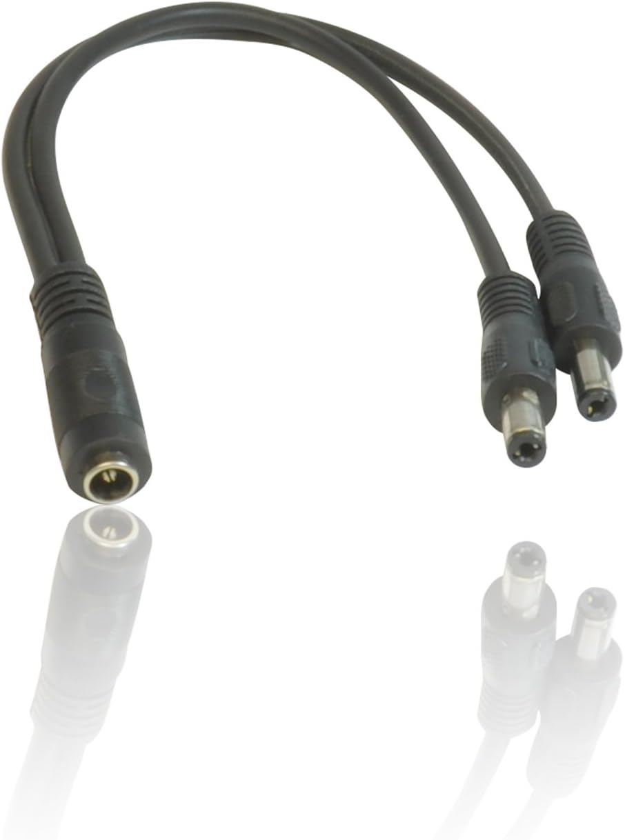GINTOOYUN Cavo Splitter CC 5,5 Mm X 2,1 Mm, 1 Cavo Di Prolunga DC - Foto 3