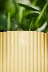 elho Vibes Fold Round 18 Flower Pot 100% Recycled Plastic Yellow Ø18.4 x H16.8 view 7