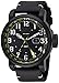 Invicta Men's 'Aviator' Swiss Quartz Stainless Steel and Leather Casual Watch, Color Black (Model: 22253)
