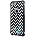 iPhone 6 6s Case, True Color® Teal Anchor on Chevron Emboss Printed Impact Resistant TPU Protective Anti-slip Grip Snap-On Soft Rugged Cover for iPhone 6 6s (4.7”) + FREE Stylus and Screen Protector