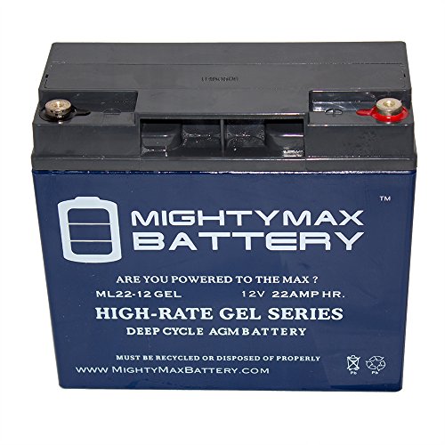 12V 22AH GEL Replacement Battery for Para Systems PML2000 - Mighty Max Battery brand product