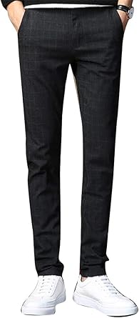 checkered formal pants