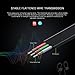 Bluetooth Headphones, Wireless Sports Earphones Waterproof HD Stereo Sweat Proof Earbuds for Workout 8 Hour Battery Noise Cancelling CVC 6.0 Headsets and Soft Security Hooks