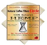 Reusable Coffee Filters for Chemex ,No Harmful Chemical ,All Natural ,2 Pack of P&F Circle Shaped Filters