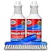 IT JUST Works! Grout-EEZ Super Heavy Duty Tile & Grout Cleaner and Whitener. Quickly Destroys Dirt & Grime. Safe for All Grout. Easy to Use. 2 Pack with Free Stand-Up Brush. The Floor Guys... primary