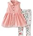 Calvin Klein Girls' Two Piece Fashion Top and Legging Set