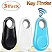 GBD 3 Pack GPS Tracker Smart Key Finder Locator for Kids Boys Girls Pets Keys Wallet Keychain Car Dog Cat Child Phone Alarm Anti Lost Selfie Shutter Wireless Seeker Sensor Easter Holiday Birthday Gift