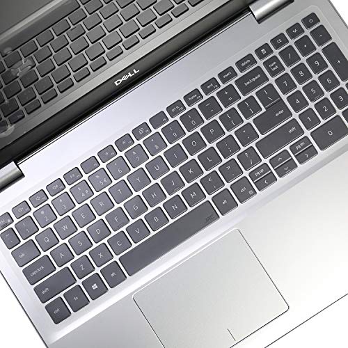 JRC Keyboard Skins,Premium Ultra Thin TPU Clear Keyboard Cover for 15.6" Dell Inspiron 15 5000 5584, Inspiron 15 7000 7590 7591 Laptop, US Layout Only