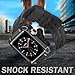 Apple Watch 3 Case, iiteeology Aluminum Rugged Protective Case with Black Strap Bands for Apple Watch 42mm Series 3 2017/Series 2-black