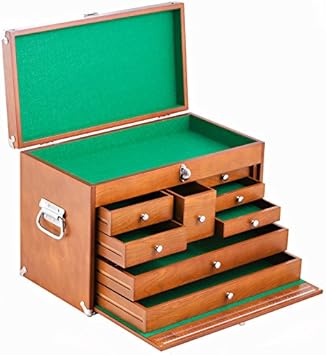Trinity de madera 8 cajones caja de herramientas: Amazon.es: Bricolaje y herramientas