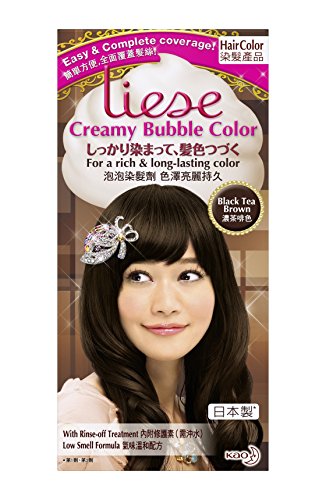 Kao Japan liese Prettia Bubble Hair Color Dying Kit - Black Tea Brown