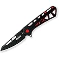 Buck Knives 813 Mini Trace Ops Pocket Knife, Black/Red