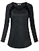Hibelle Women's Long Sleeve Activewear Yoga Running Workout T-Shirt Tops