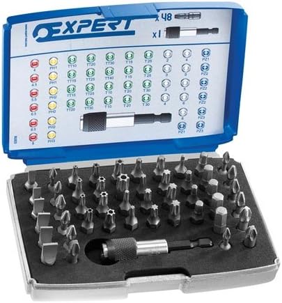 Britool E131701B 1/4-inch Drive Bit Set including Bit Holder (48 Pieces), 1/4 inches