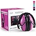 Pro For Sho 34dB Shooting Ear Protection - Special Designed Ear Muffs Lighter Weight & Maximum Hearing Protection - Standard Size, Pink primary