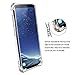 SENQIAO Samsung Galaxy S8 Case Cover TPU Crystal Clear with Air Cushion Technology Anti-scratch and Shockproof (S8-Crystal Clear)