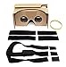 Blisstime Google Cardboard V2.0 3D Glasses Vr Virtual Reality Cardboard Kit with Headband Fit for 3-6inch Screen