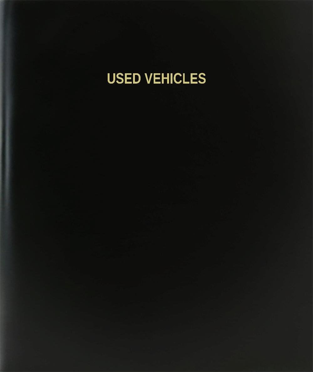 BookFactory Used Vehicles Log Book/Journal/Logbook - 120 Page, 8.5"x11", Black Hardbound (XLog-120-7CS-A-L-Black(Used…
