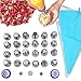 Cake Decorating Supplies Set 50-Pcs Baking Supplies Set Perfect Cake Decorating Kit for Cake Cupcake