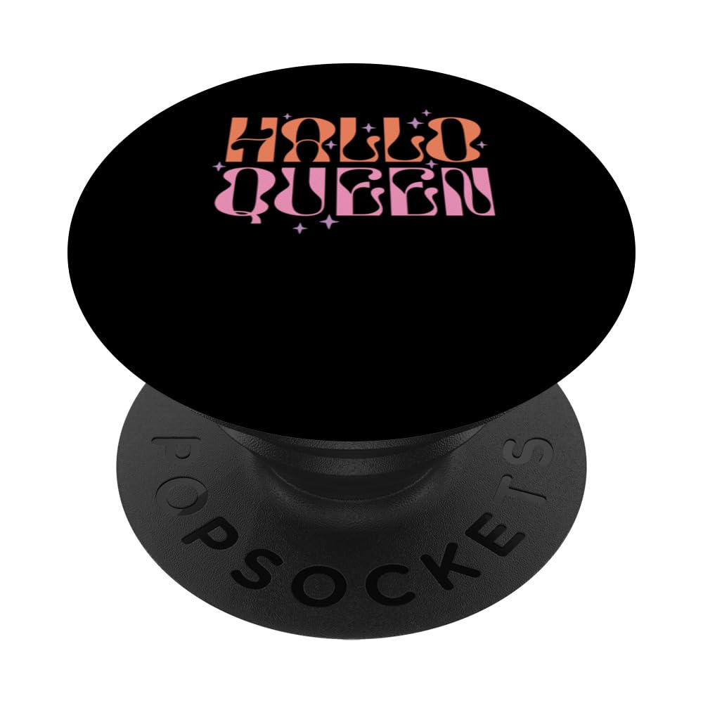Hallo Queen Spooky Halloween Creepy Ghostly Design PopSockets Swappable PopGrip