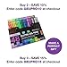 Gel Pens Glitter - 48 Coloring Gel Pen Set - Unique Colors - Professional Gel Pens for Adult Coloring Books by Doodle Art Pro