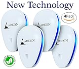 Ultrasonic Pest Repeller - Pest Control - Pest Repeller - Electronic Pest Repeller Plug In - Bug Repellent - Repel Insect Rat Roach Mice Ant Spider Mosquito [4 pack]