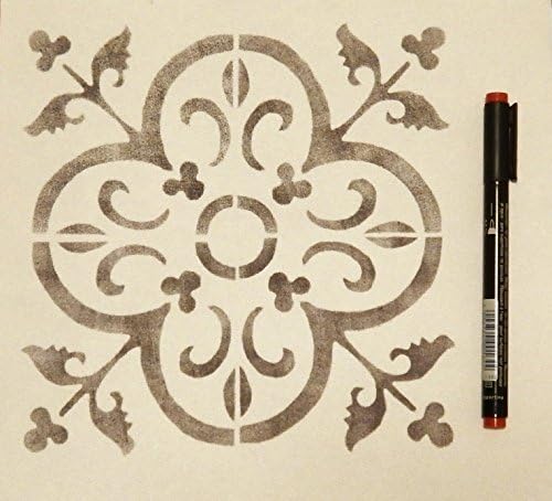 Floor Tile - Handmade Stencil