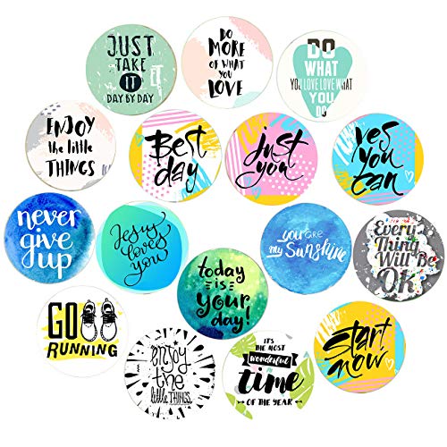 image for Cosylove 16pcs Letter Refrigerator Magnets, Crystal Glass Fridge Magne