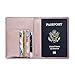 ACdream Passport Holder and Vaccine Card Holder Combo, Cover Wallet, Leather Travel Documents Organizer Protector, RFID Blocking, for Women/Men